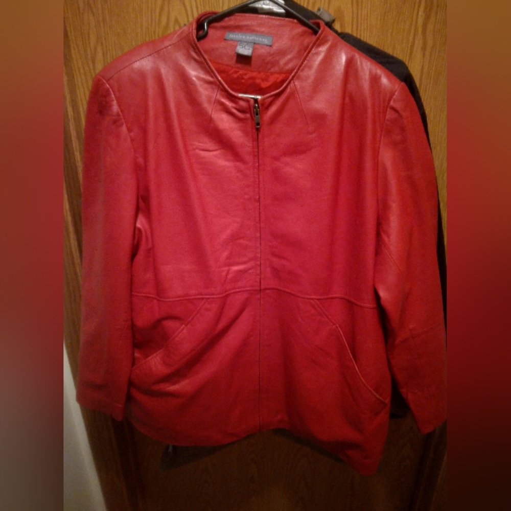 Red Leather jacket